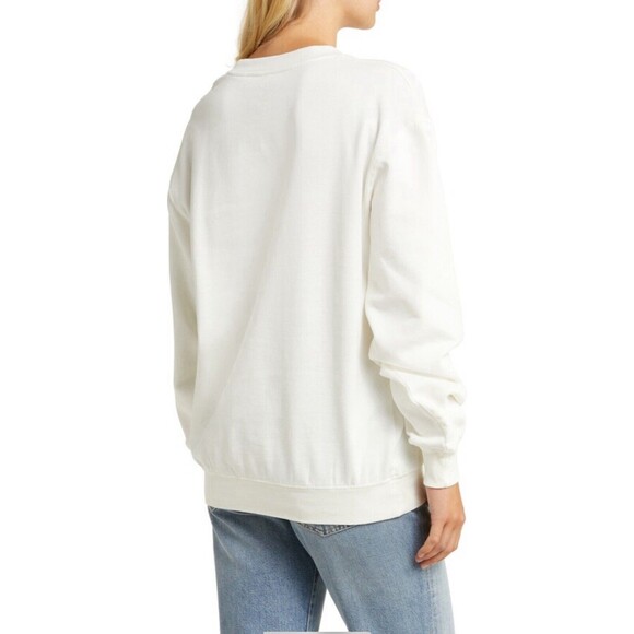 Desert Dreamer Smiley Earth Day Cotton Blend Crewneck Sweatshirt Size S Planet - Picture 3 of 9